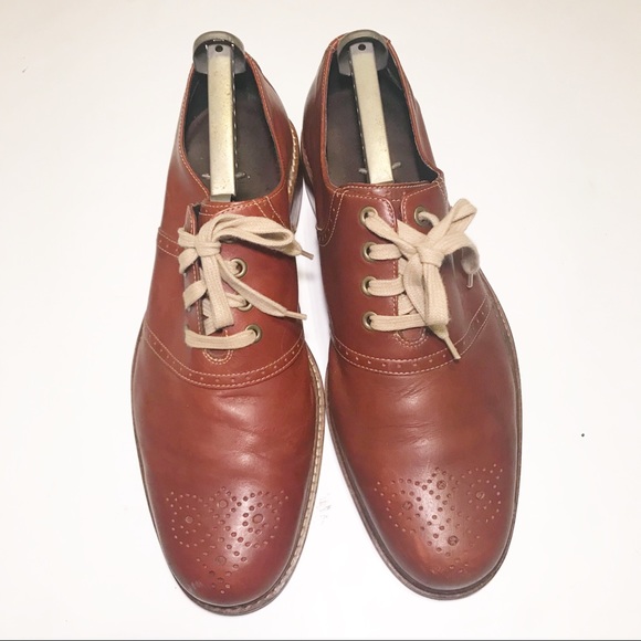 Men’s Cole Haan Cognac Leather Oxford Wingtip